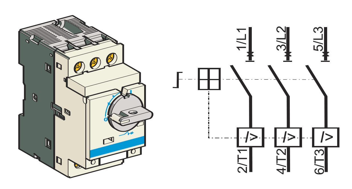 Electrical Schematic Motor Protection Against Short Circuit